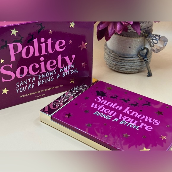 Nib polite society SANTA KNOWs 😉 eyeshadow palette - Picture 4 of 6